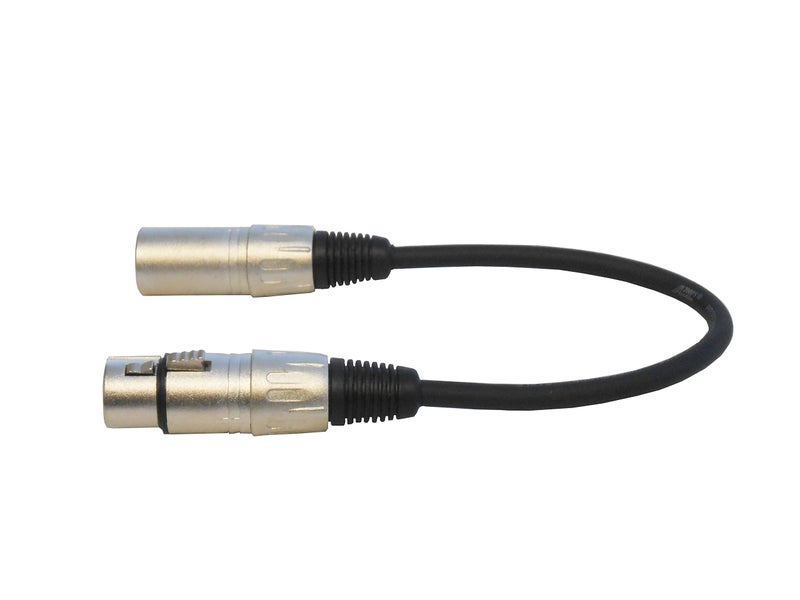 AUDIO 2000'S Audio2000'S ADC203M-P XLR Male to XLR Female Balanced Audio Patch Cable- 1", Tip to Tip - Image 2